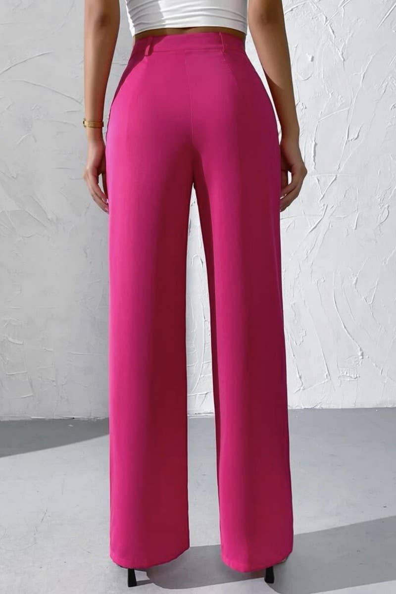 CWBLP1976_CHIC HIGH-WAISTED DRAPED WIDE LEG TROUSERS