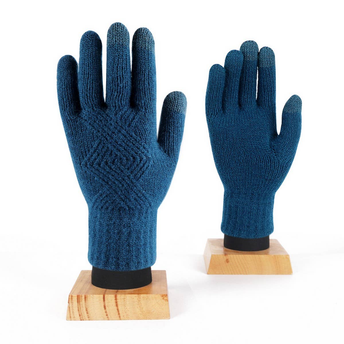 WINTER WARM WOOL KNITTED TOUCH SCREEN GLOVES_CWAG0378
