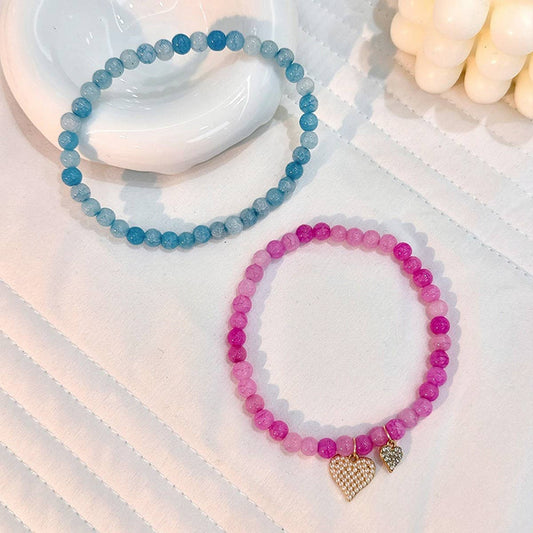 Vintage Boho Crystal Anklet ? Floral Beach Style