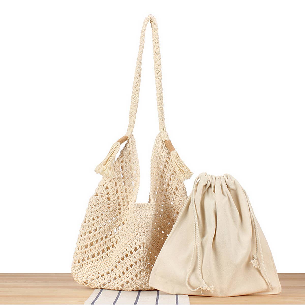 EXQUISITE HOLLOW HAND-WOVEN TRIANGLE BAG_CWAB2030