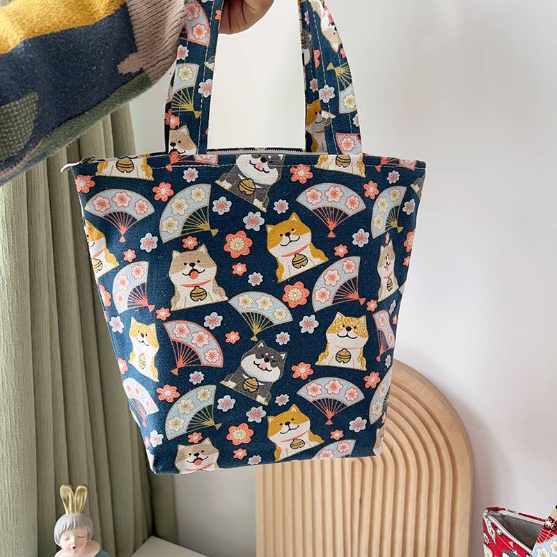 Cute cartoon dog large-capacity bento pack