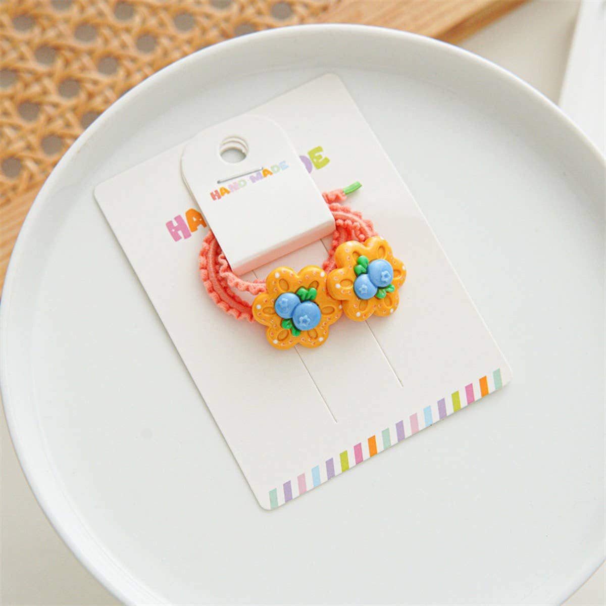 CANDY COLOR CUTE BOW CHILDREN'S HAIR TIES_CWAHA1118