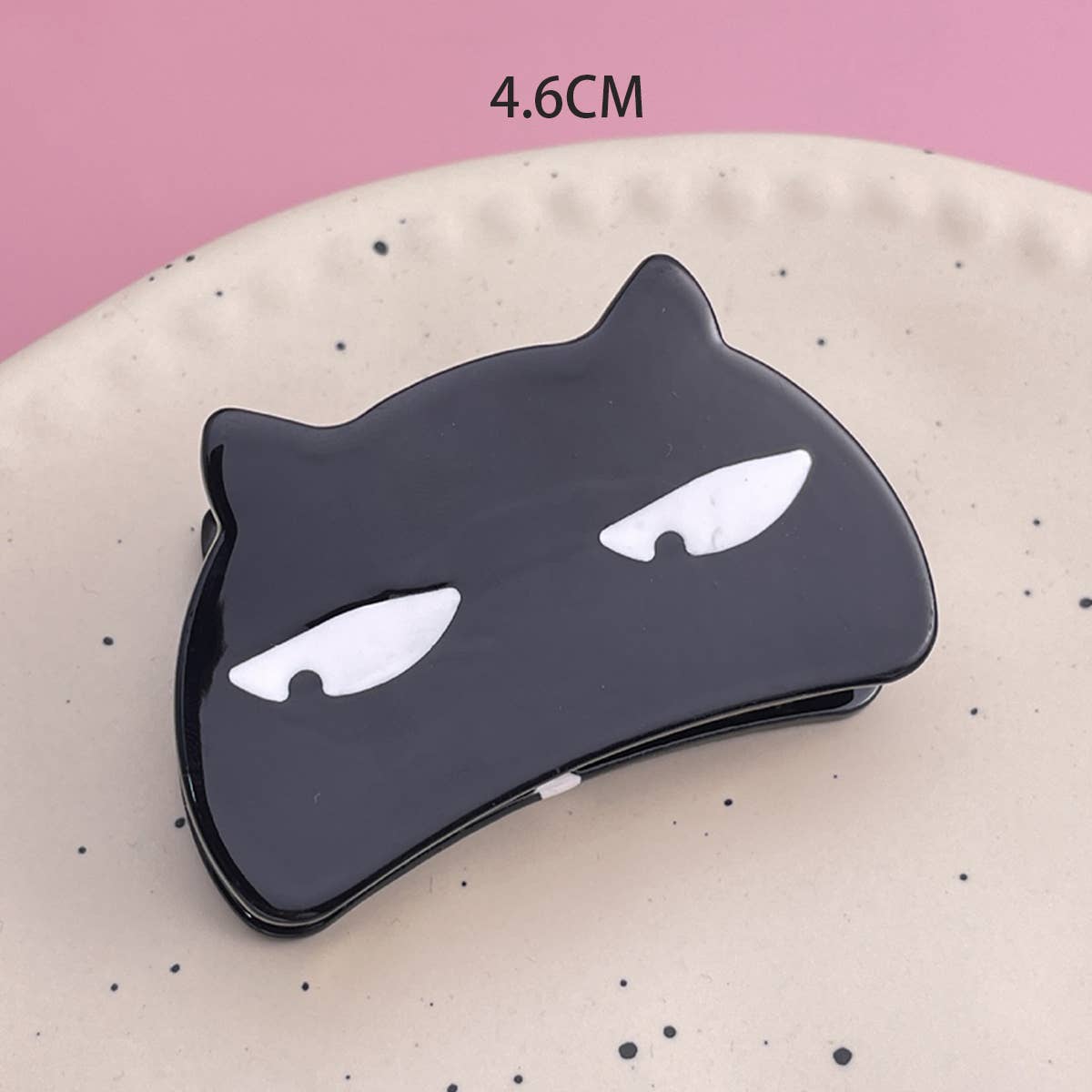 Cat Acetate Hair Claw - Cute Chic Metal Shark Clip_CWAHA0564