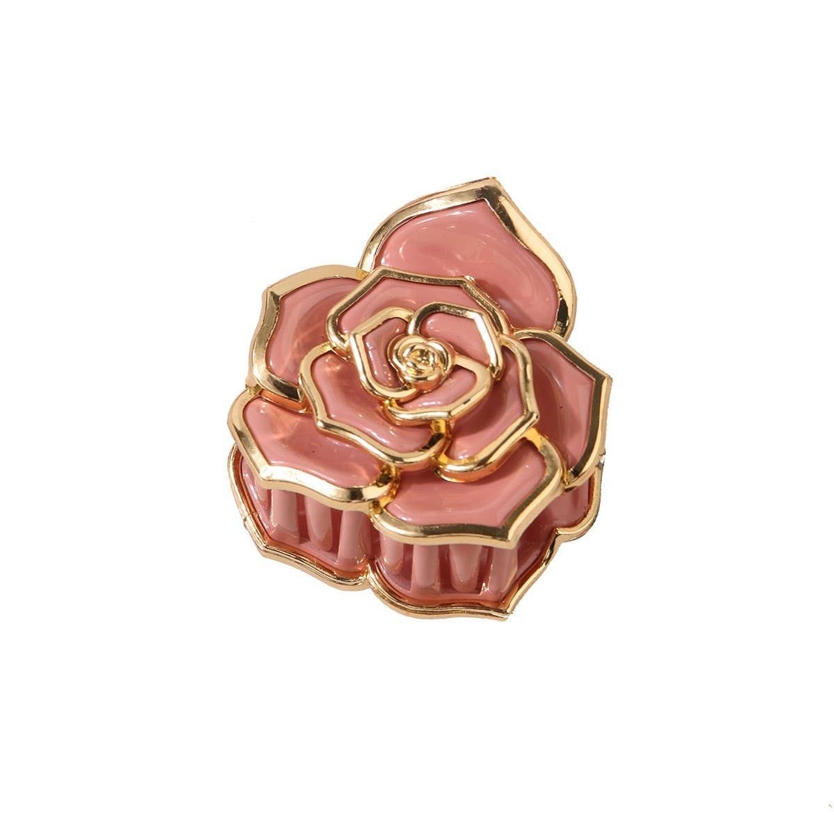 Sweet Rose Flower Hair Claw ? Small & Elegant