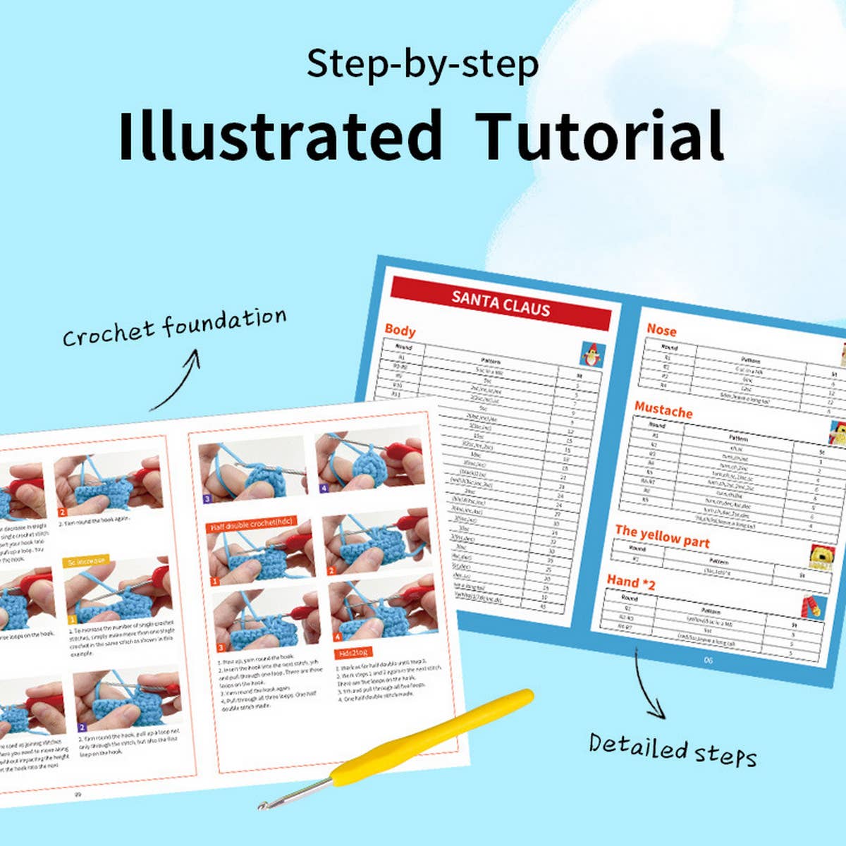 HANDMADE DIY KNITTED POOP DOLL ORNAMENTS