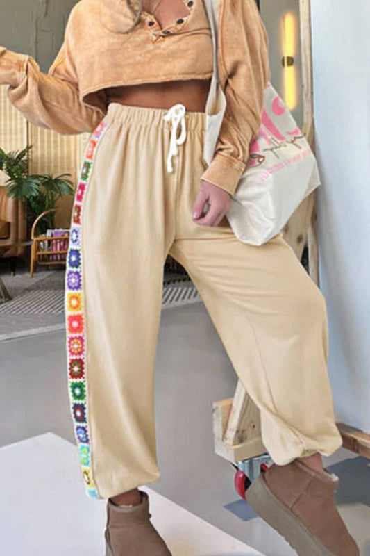 CWBLP0920_ETHNIC STYLE LOOSE STITCHING SWEATPANTS
