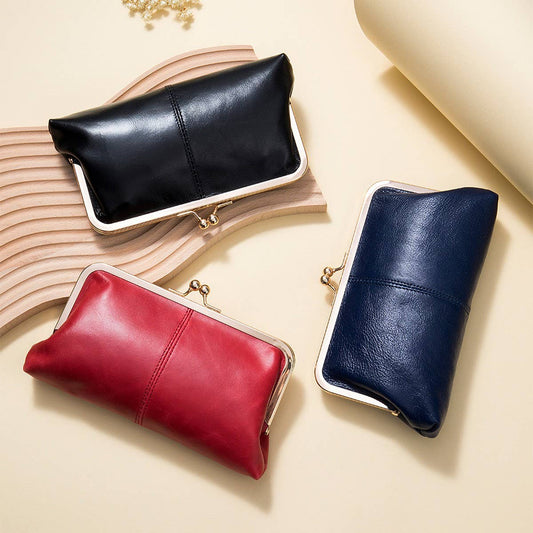 Women's Retro Long Leather Clutch Wallet Purse_CUAB00325