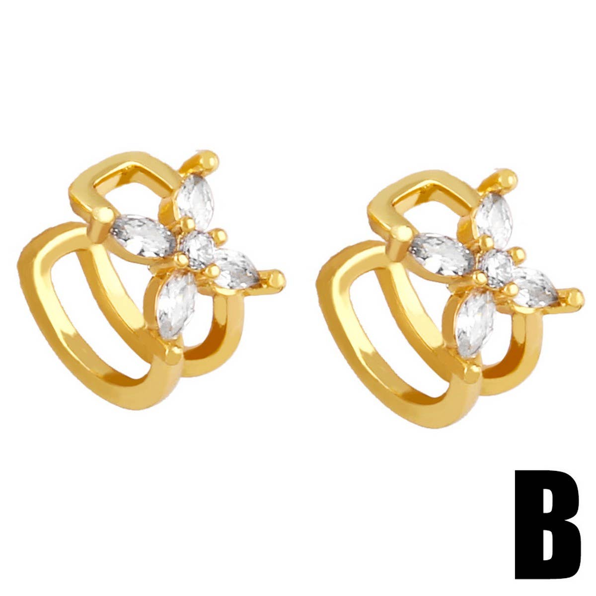 THREE LAYER EAR BONES WITHOUT EAR HOLES