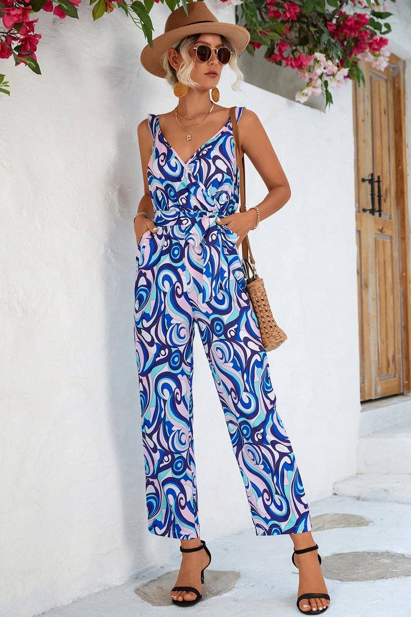 LOTUS LEAF HALTER PRINT JUMPSUIT_CWSJS0416