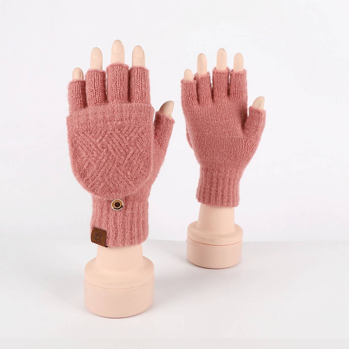 WINTER COLD PROTECTION WARM HALF FINGER GLOVES