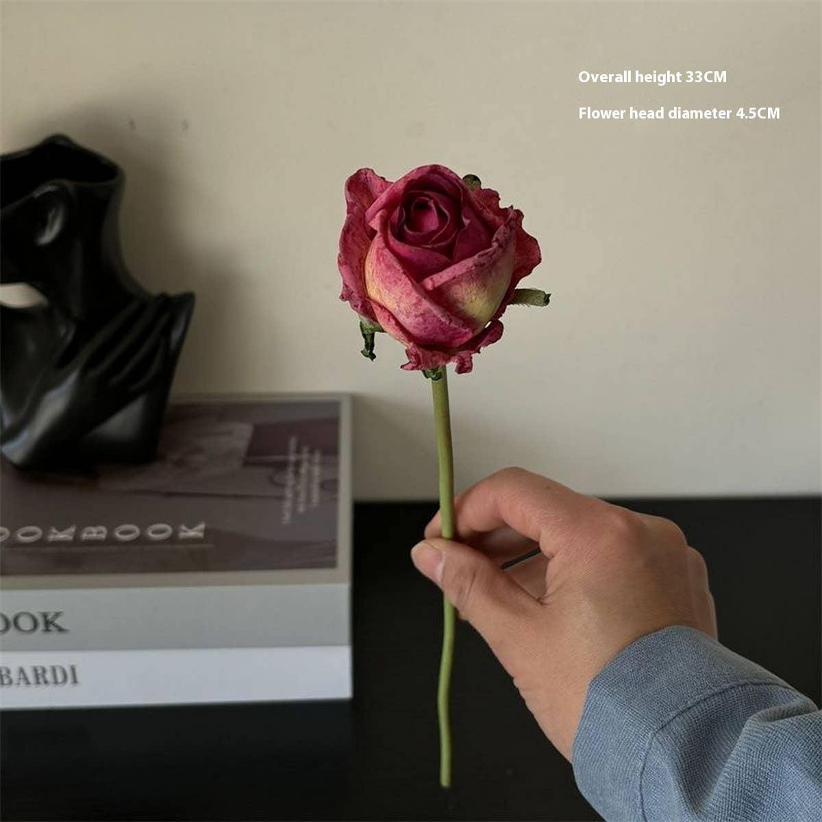 Burnt Edge Angora Rose for Home & Photo Decor_CWMM6571