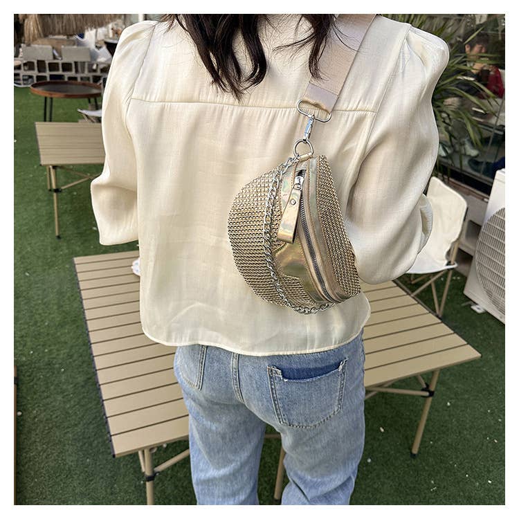 Single-shoulder crossbody casual waist bag