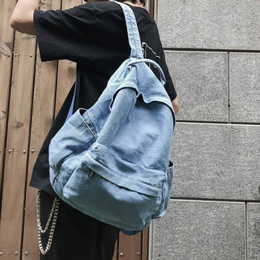 VERSATILE CANVAS BACKPACK LEISURE SHOULDER BAG_CWAB2213
