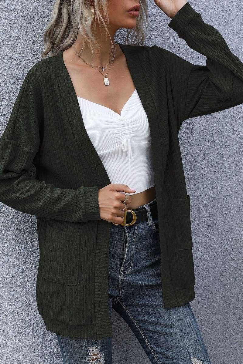 CWOCAL00585_LONG-SLEEVED SOLID COLOR LONG CARDIGAN