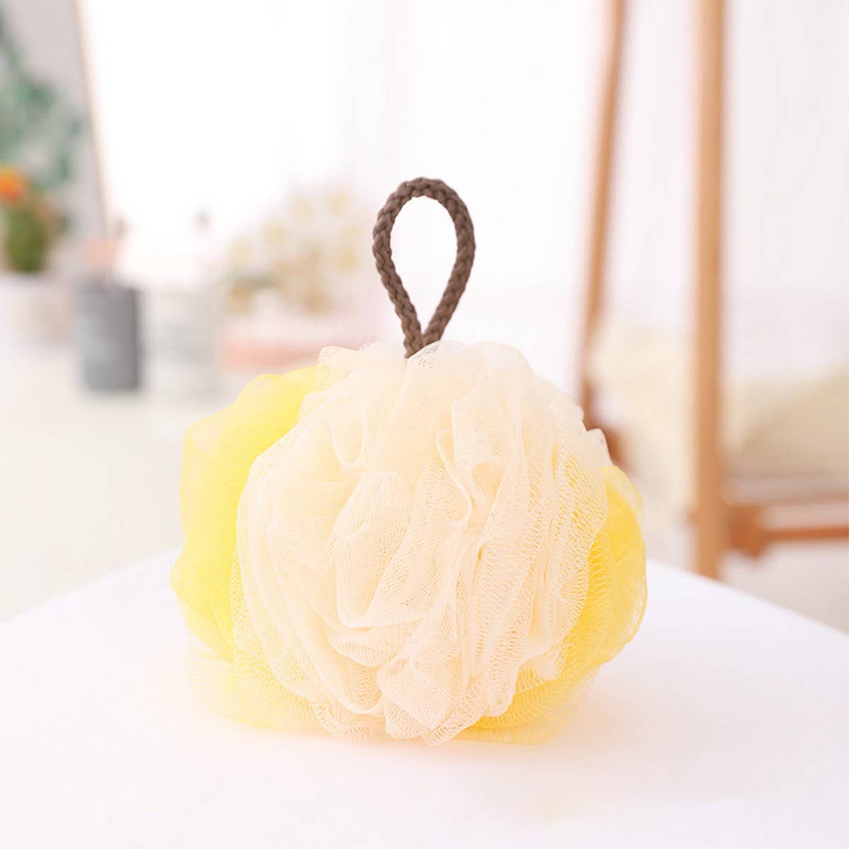 BATH POUF50G THREE-IN-ONE TWO-COLOR LARGE BATH POUF_CWMM3380