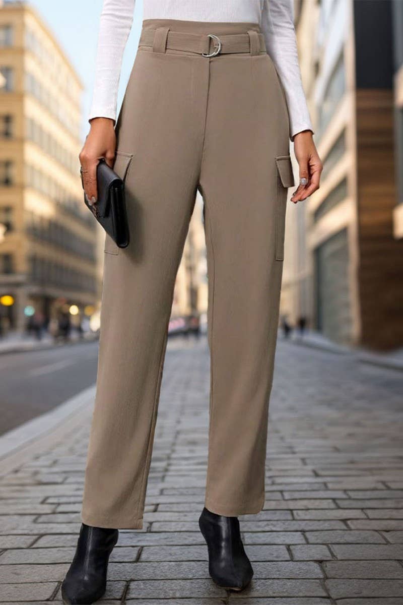 CWBLP0695_STYLISH CASUAL WITH POCKETS PANTS