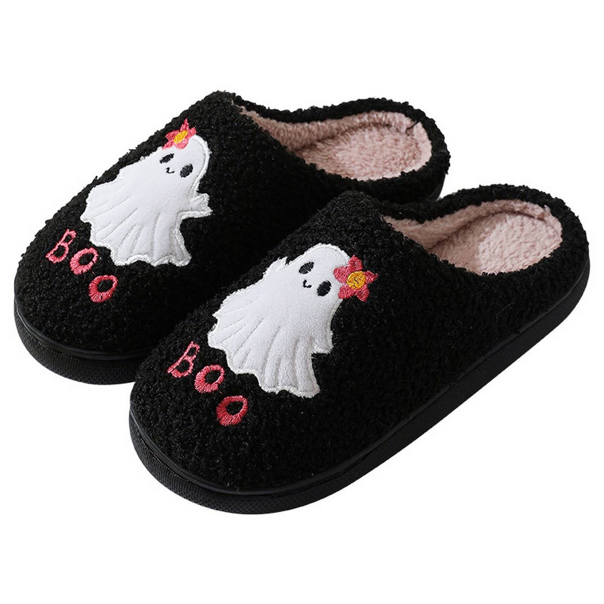 HALLOWEEN CUTE GHOST STYLE WARM COTTON SLIPPERS