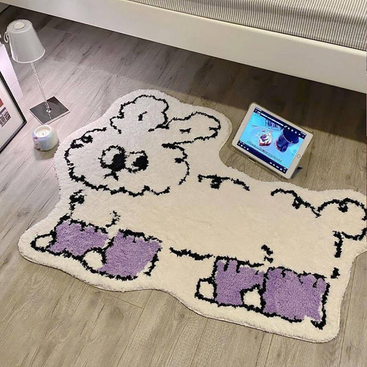 Cute Animal Rug, Cozy Cat-Lover Floor Mat