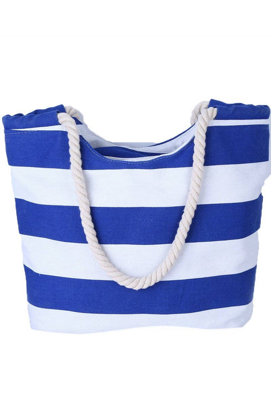 STRIPE COOL SHOPPER BEACH BAGS_CWAB320