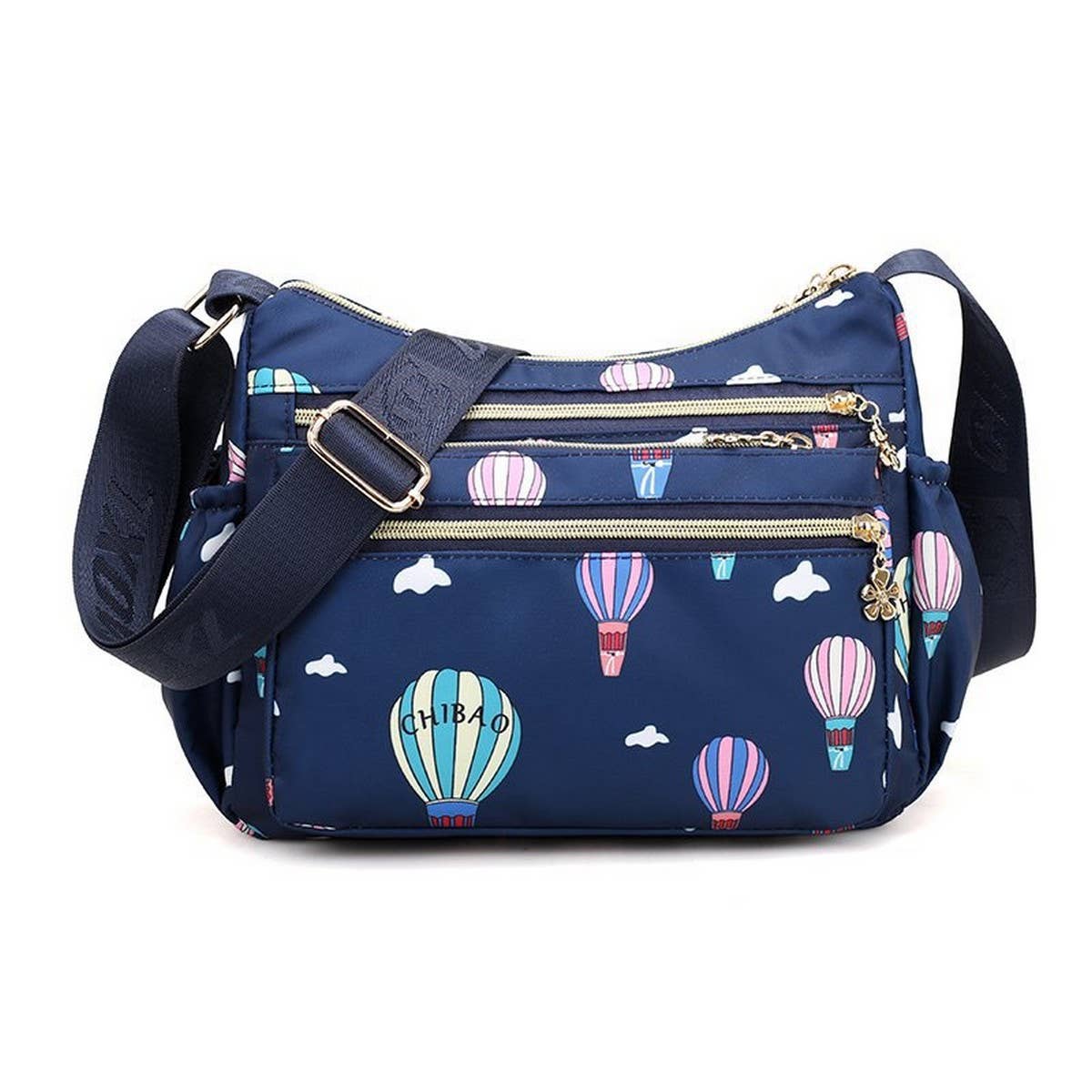 MULTILAYER PRINTED BACKPACK SHOULDER CROSSBODY BAG