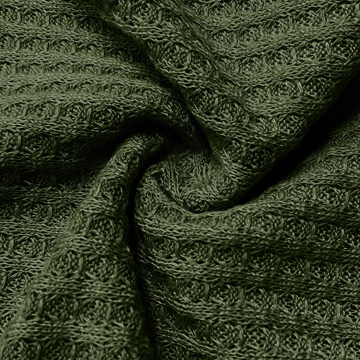 V-NECK KNOTTED JACQUARD PATCHWORK SLEEVE SWEATER