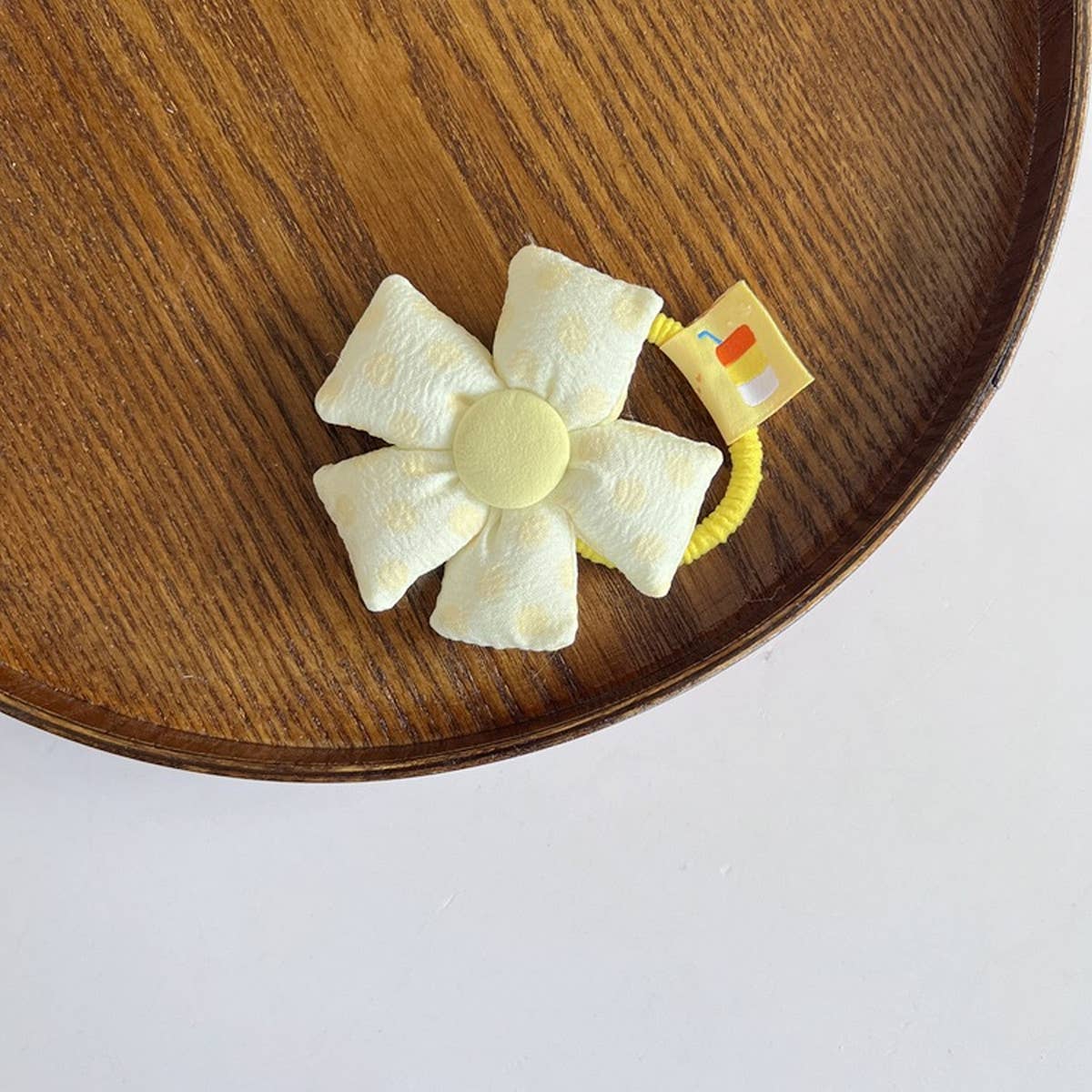 CHILDREN'S MACARON FLOWER HAIR TIE