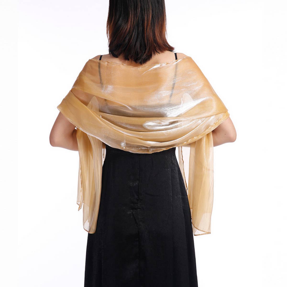 Solid Shawl-Elegant Wrap for Wedding & Party Looks_CWASC1074