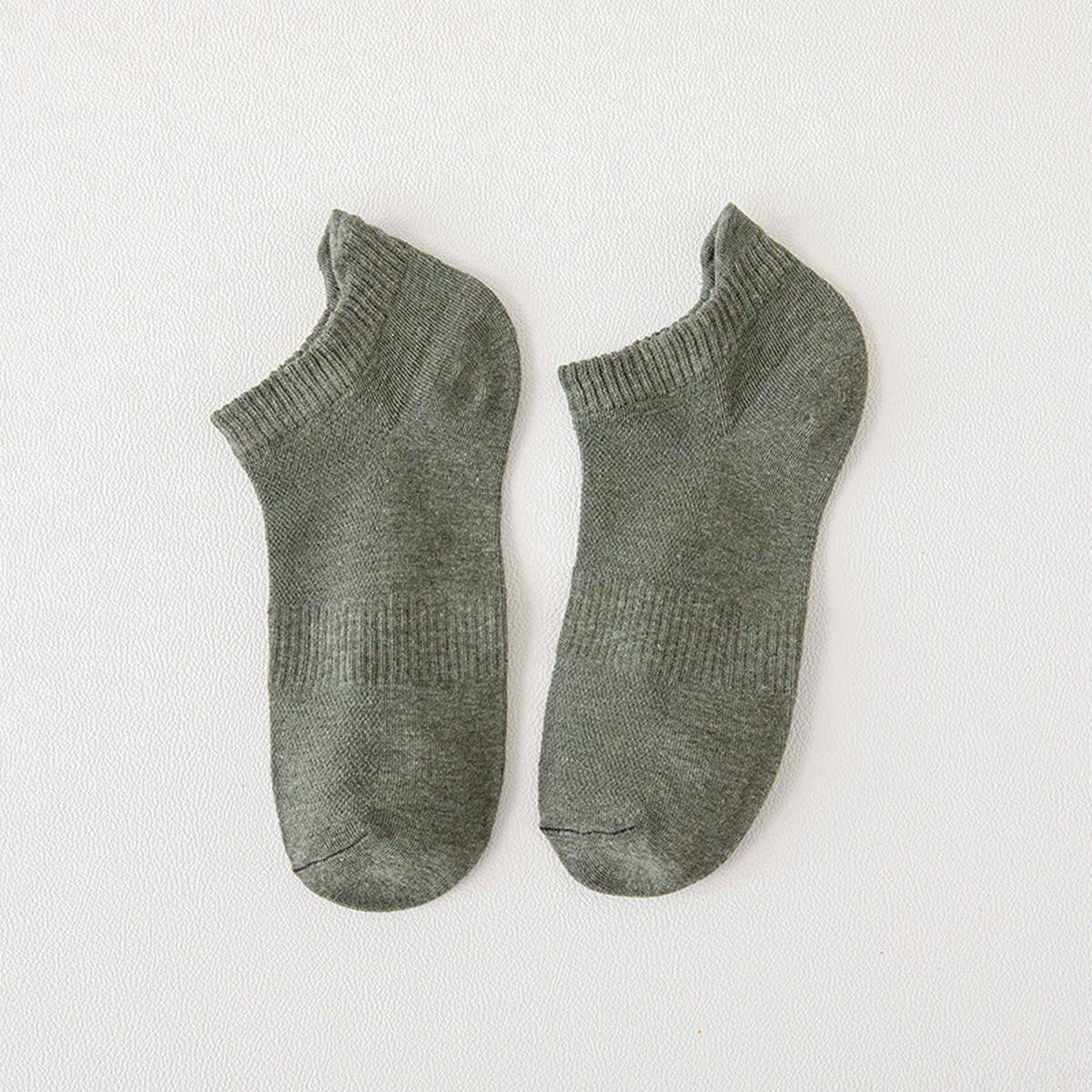 CWMS2452_NEW ARRIVAL HEEL MEN'S CREW SOCKS