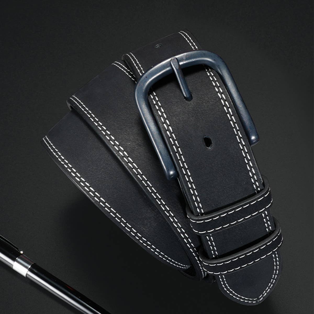 PIN BUCKLE RETRO VERSATILE DISTRESSED BELTS_CWABE0478