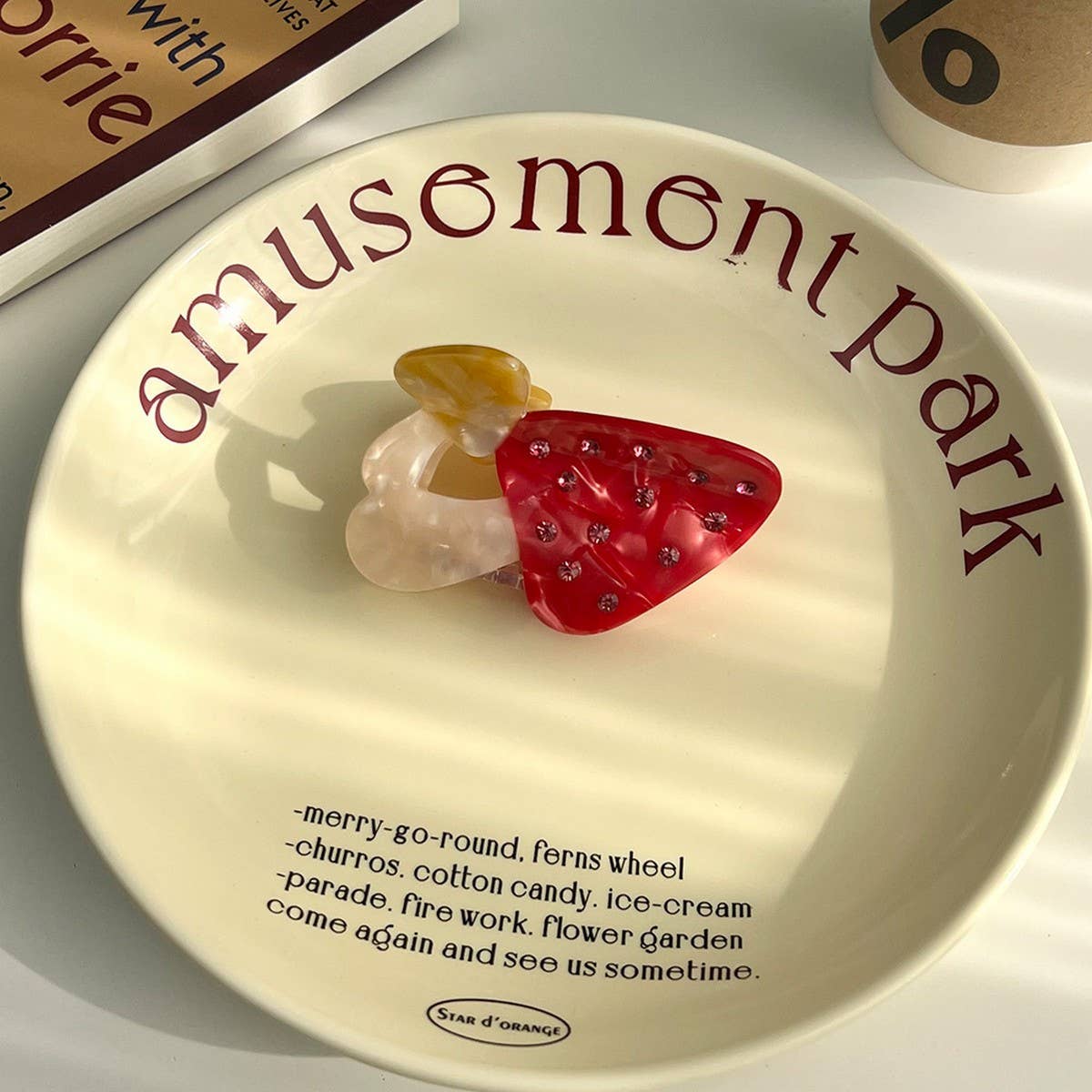 Cute Colorful Mushroom Acetate Hair Claw