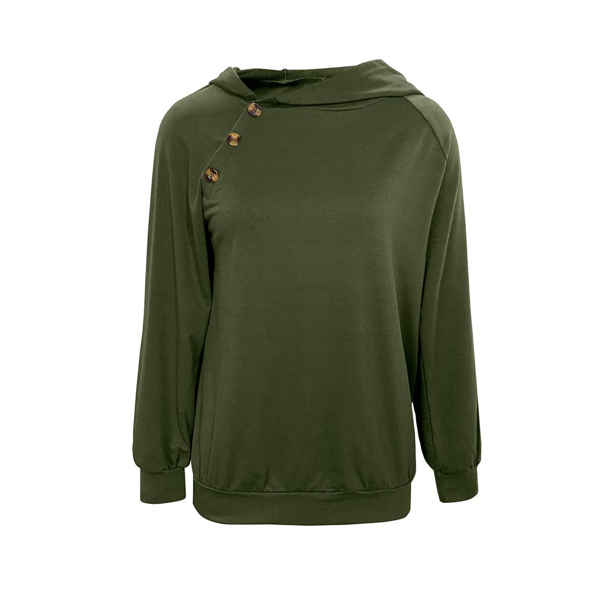 HOODIE WITH LONG SLEEVES AND BUCKLES