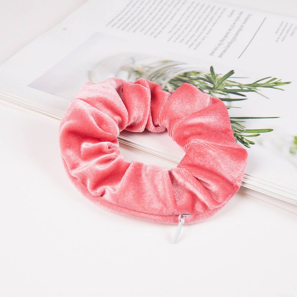 INVISIBLE ZIPPER LARGE INTESTINE HAIR TIE_CWAHA0868