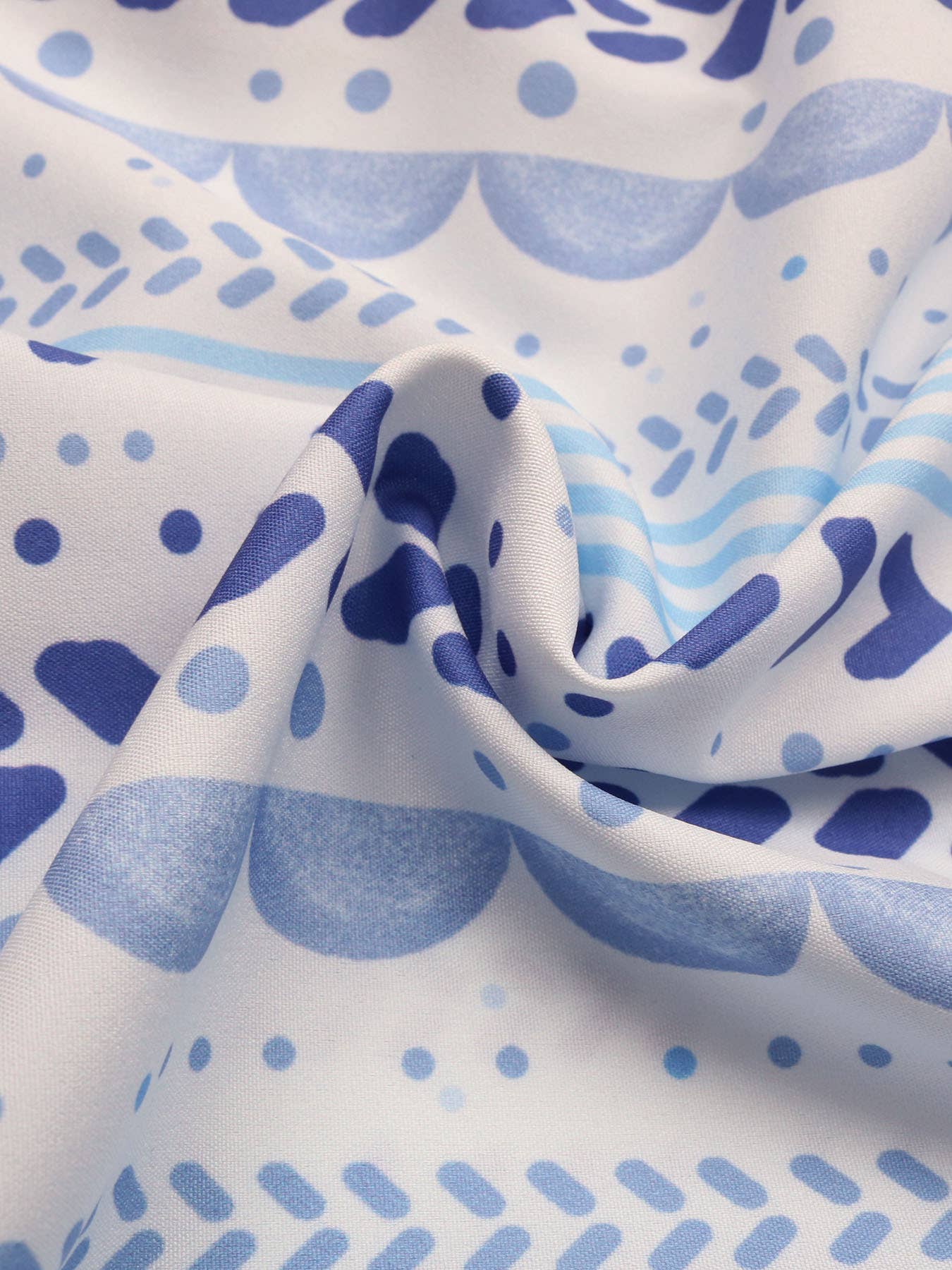 Printed halter strap V-neck halter dress