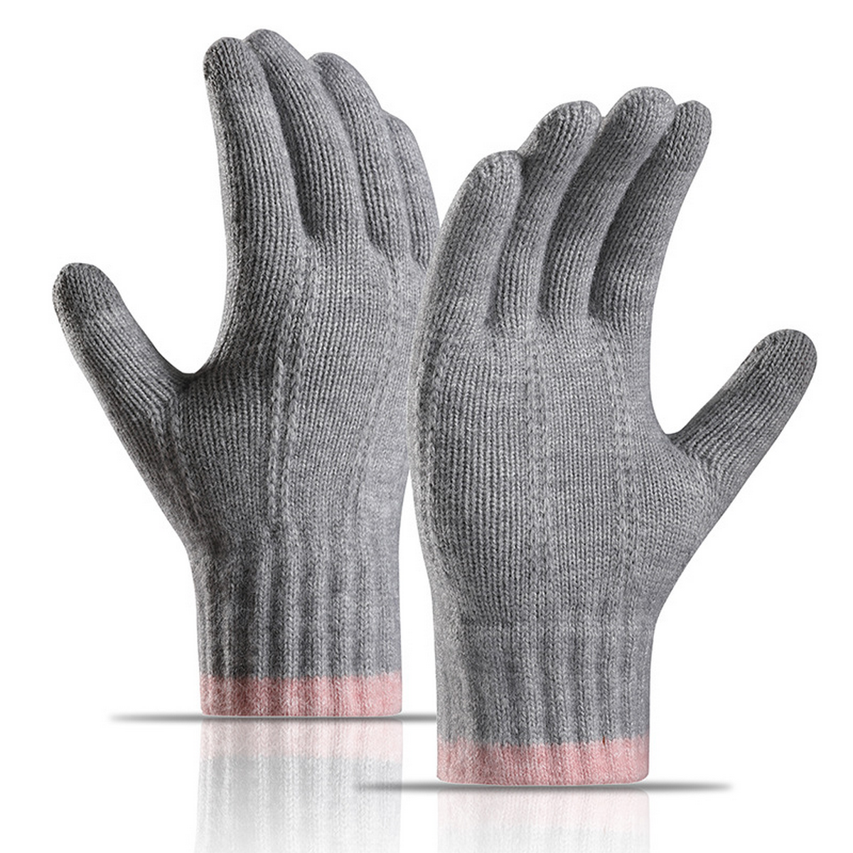 Women??¢s Winter Knit Gloves Touchscreen Full Finger_CWAG0523