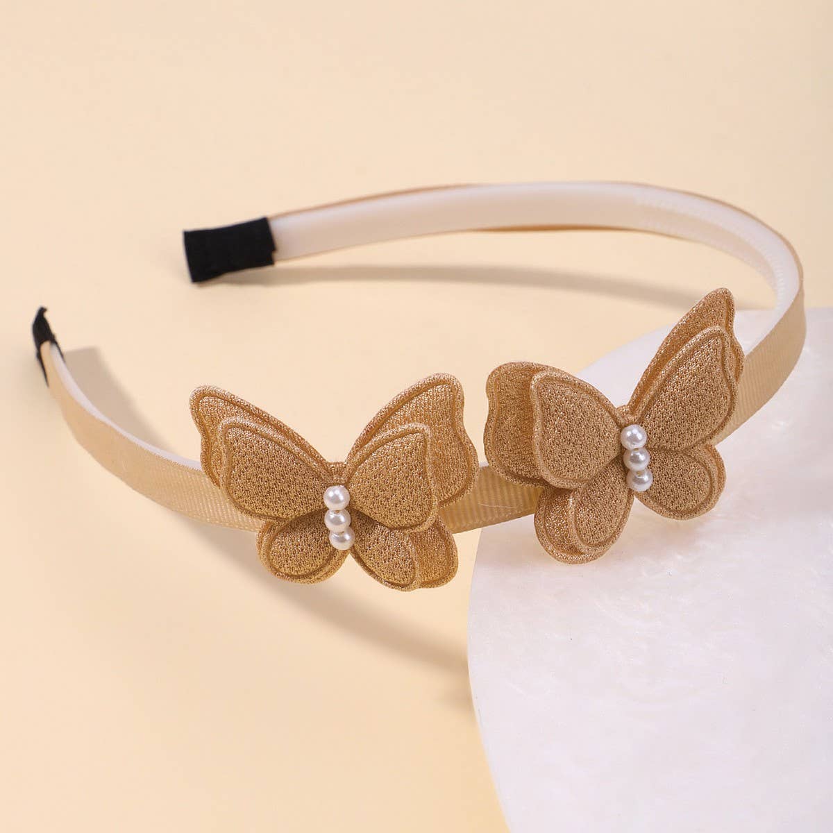 Double-Layer Butterfly Headband ? Candy Colors