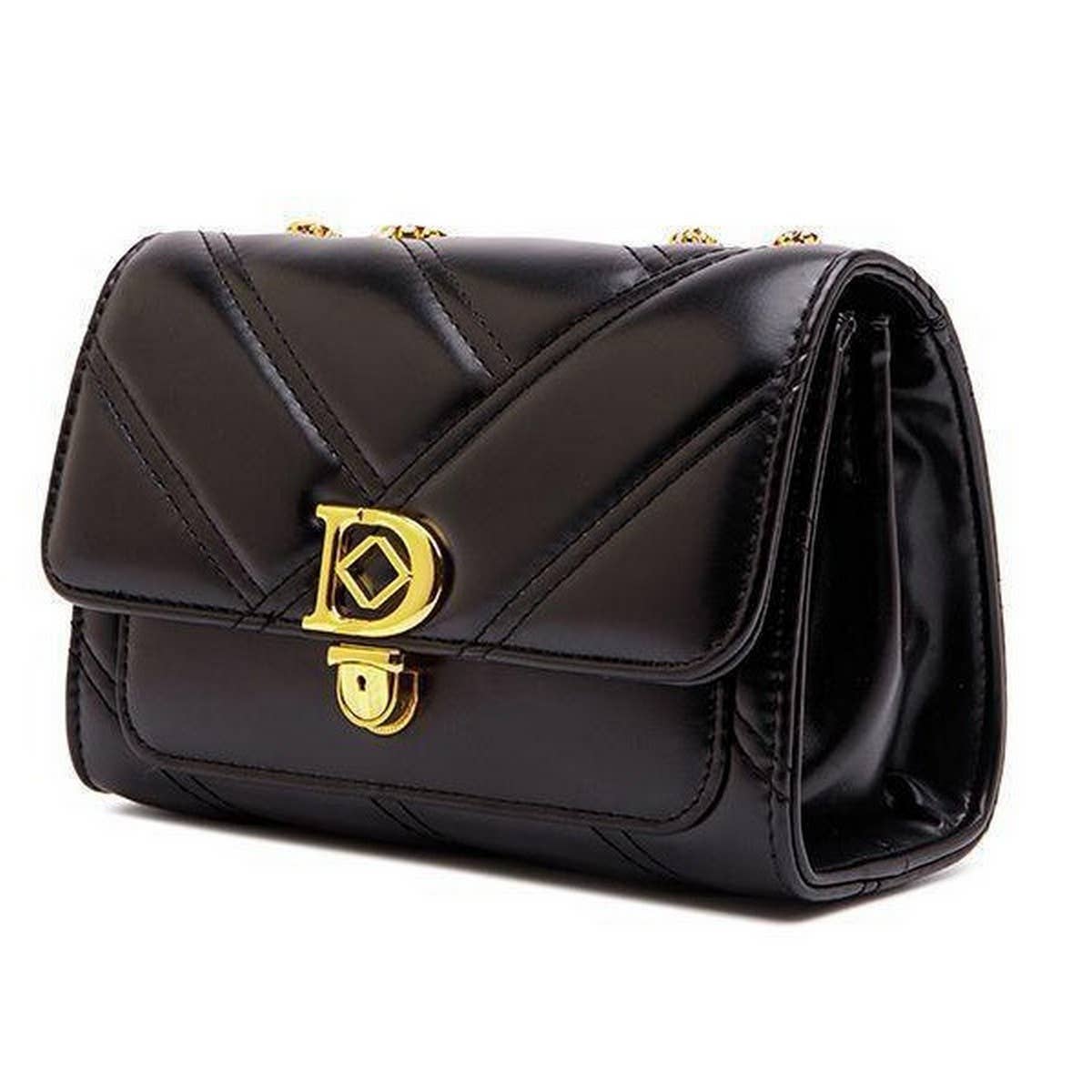 HIDDEN BUCKLE CHAIN BAG SHOULDER BAG_CUAB0179