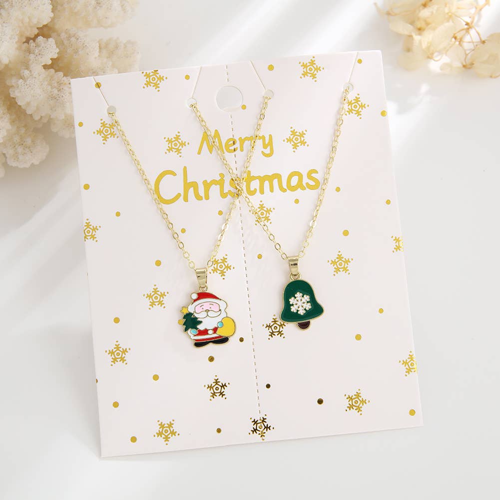 ALLOY DRIPPING OIL CARTOON CHRISTMAS ORNAMENT