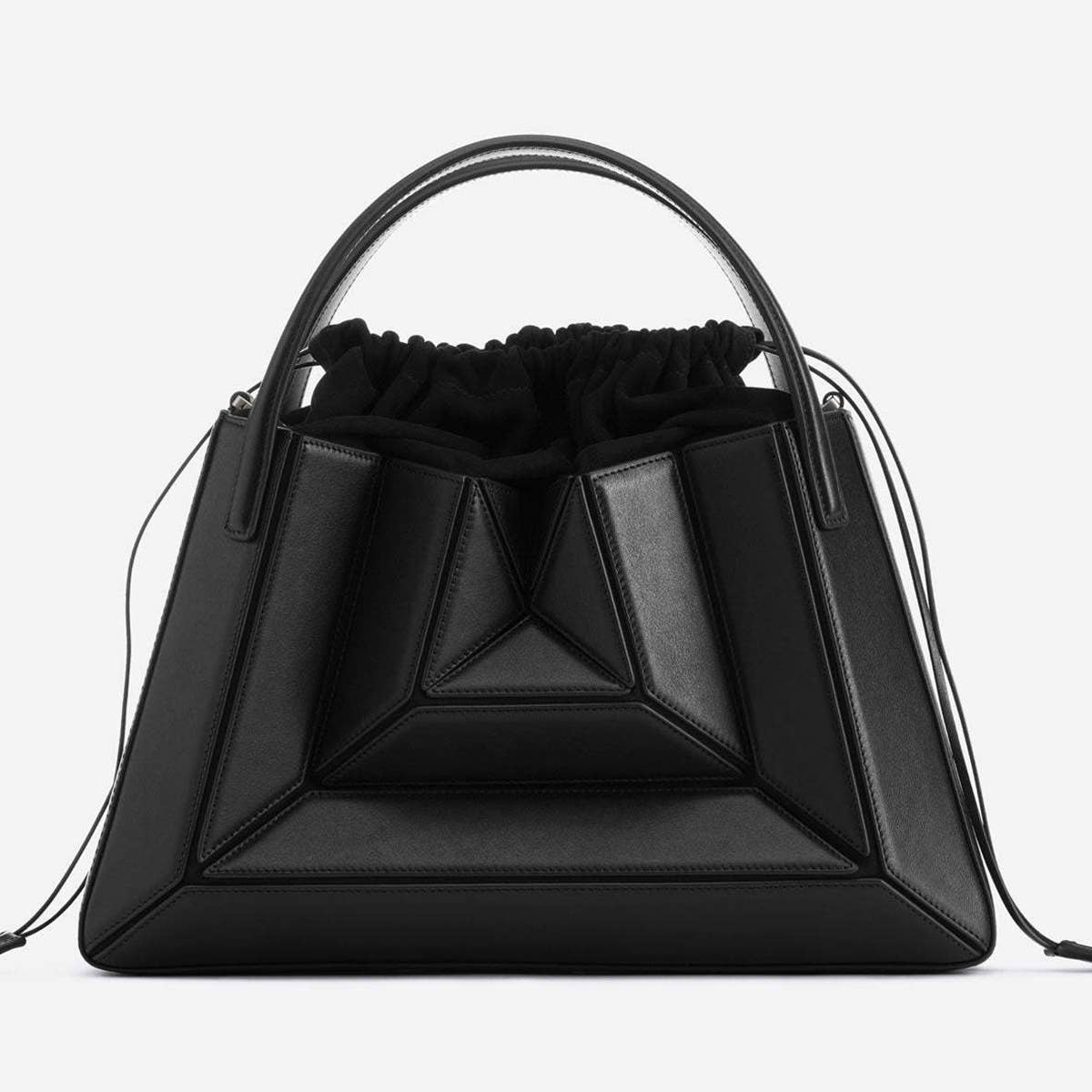 CONTRAST COLOR PATCHWORK DRAWSTRING HANDBAG_CWAB1928