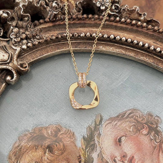 NEW HIGH-END RING NECKLACE