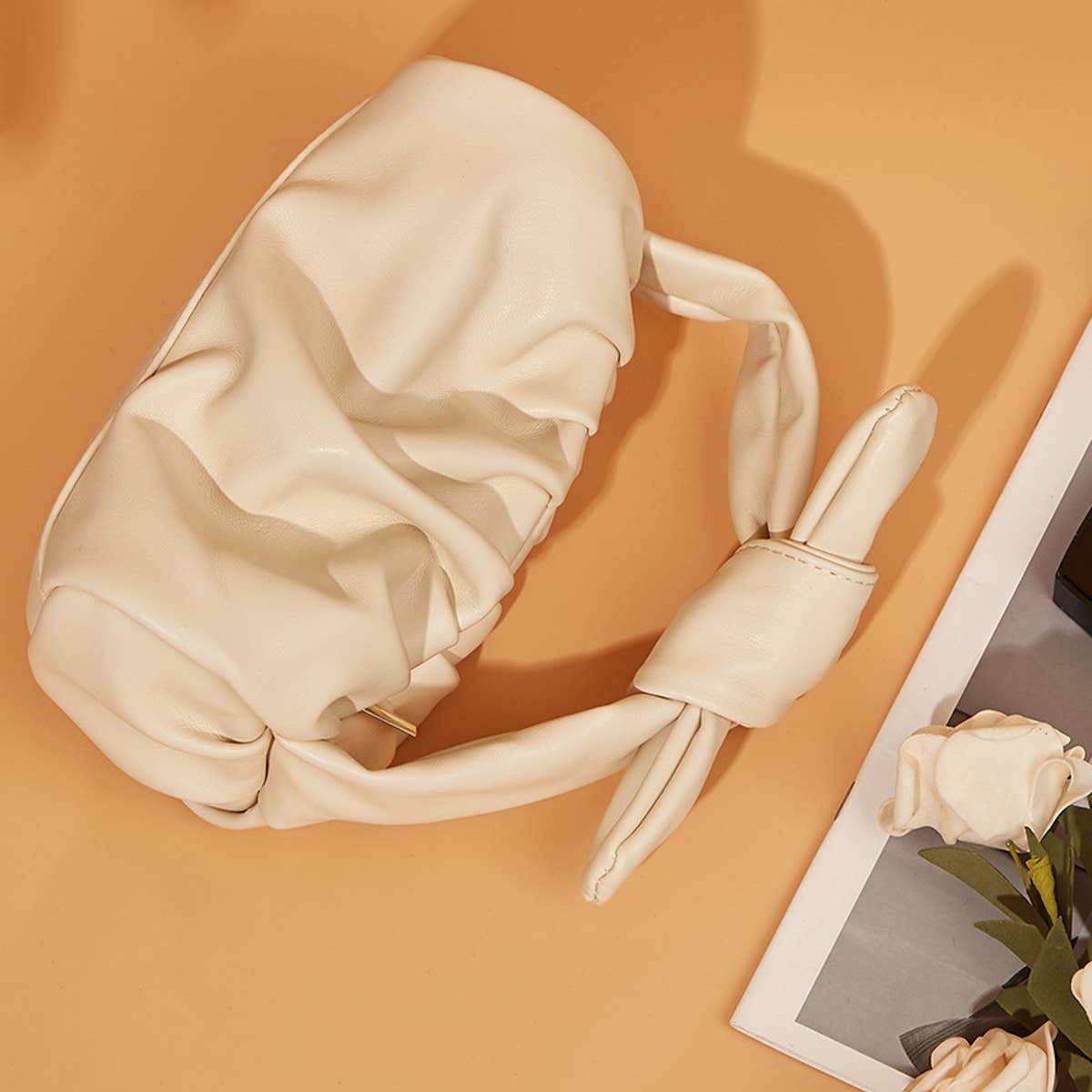 PORTABLE BOW HANDBAG MAKEUP BAG_CWAB1433