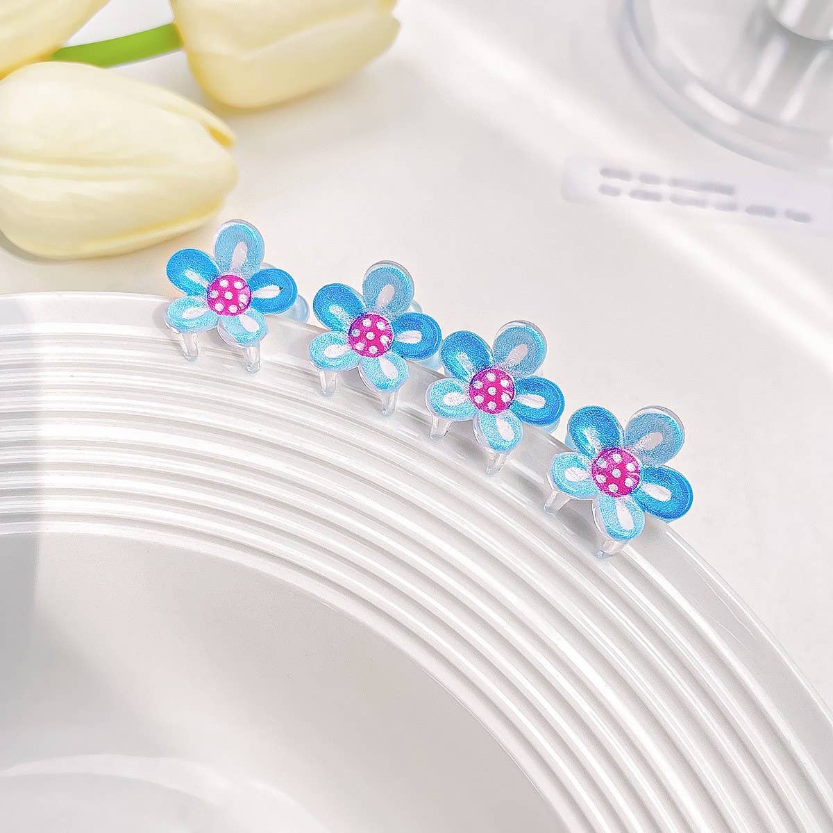 Mini Candy Color Flower Hair Clip, Kids Clip_CWAHA0720