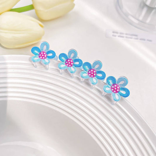Mini Candy Color Flower Hair Clip, Kids Clip_CWAHA0720