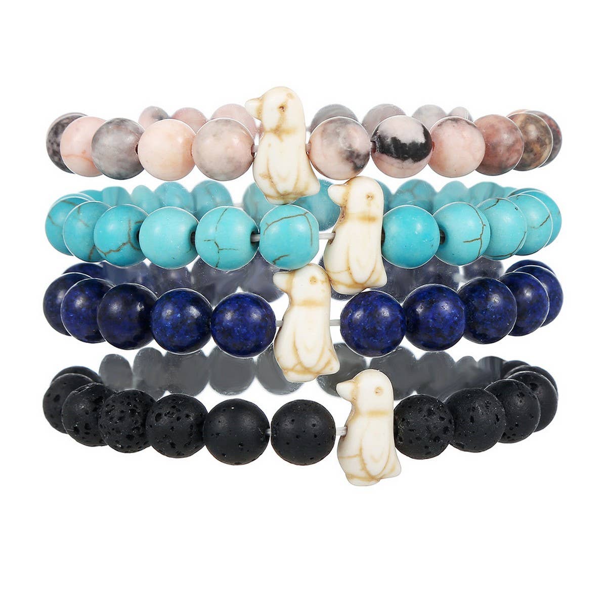 FASHIONABLE MARINE ANIMAL BRACELET SET