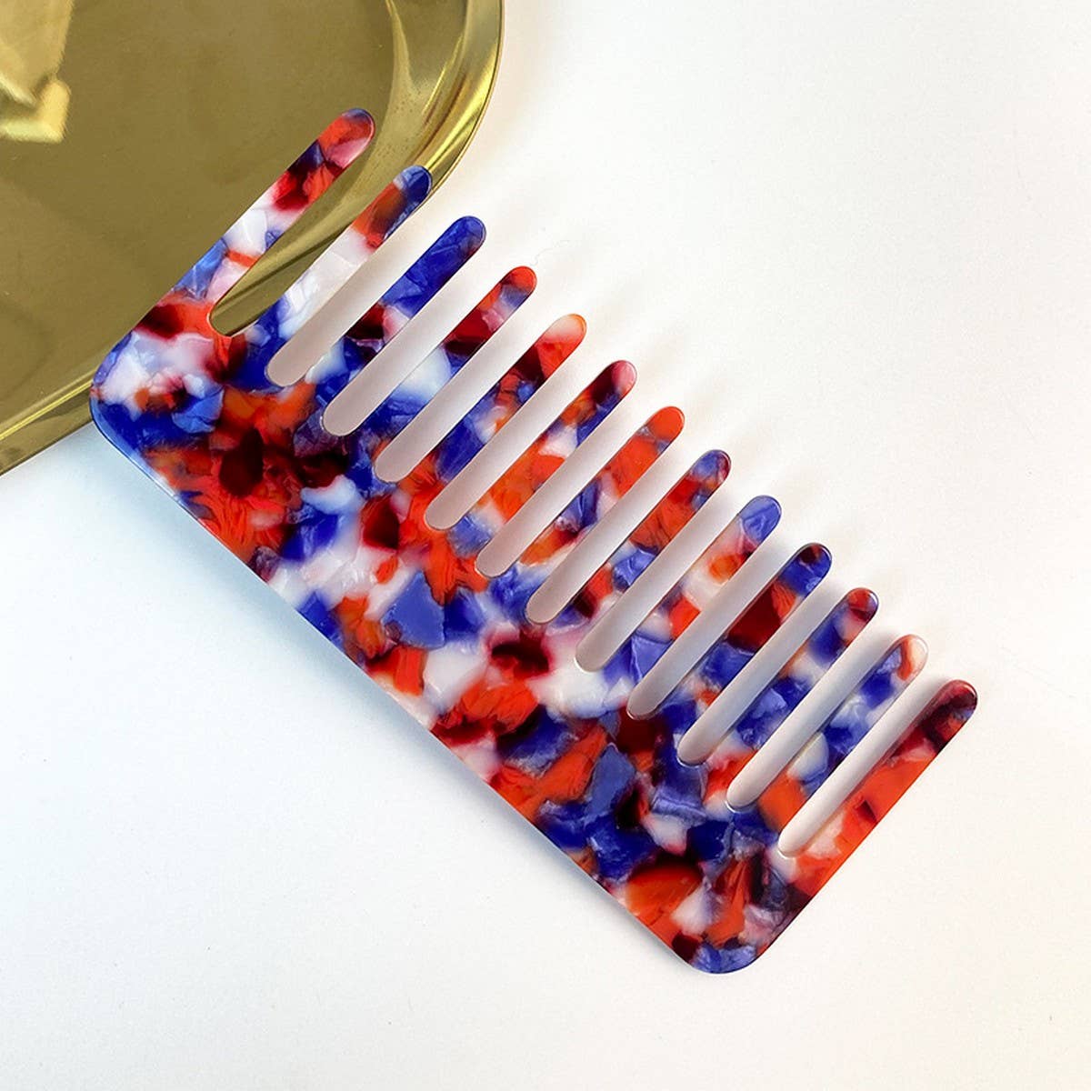 Tortoiseshell Acetate Comb Vintage Anti-Static