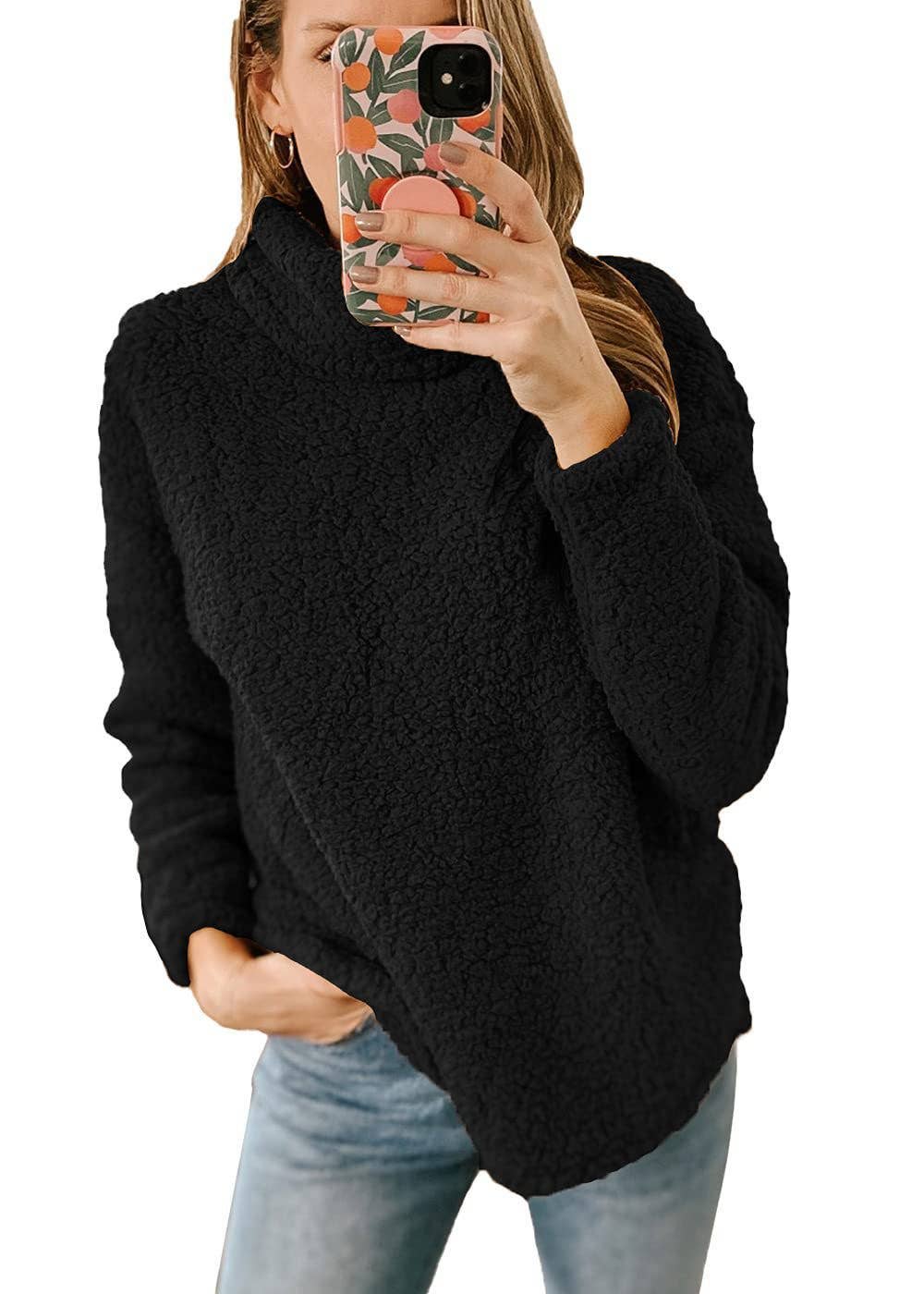 TREND WARM HOODIE PLUSH FASHION CASUAL WOMAN