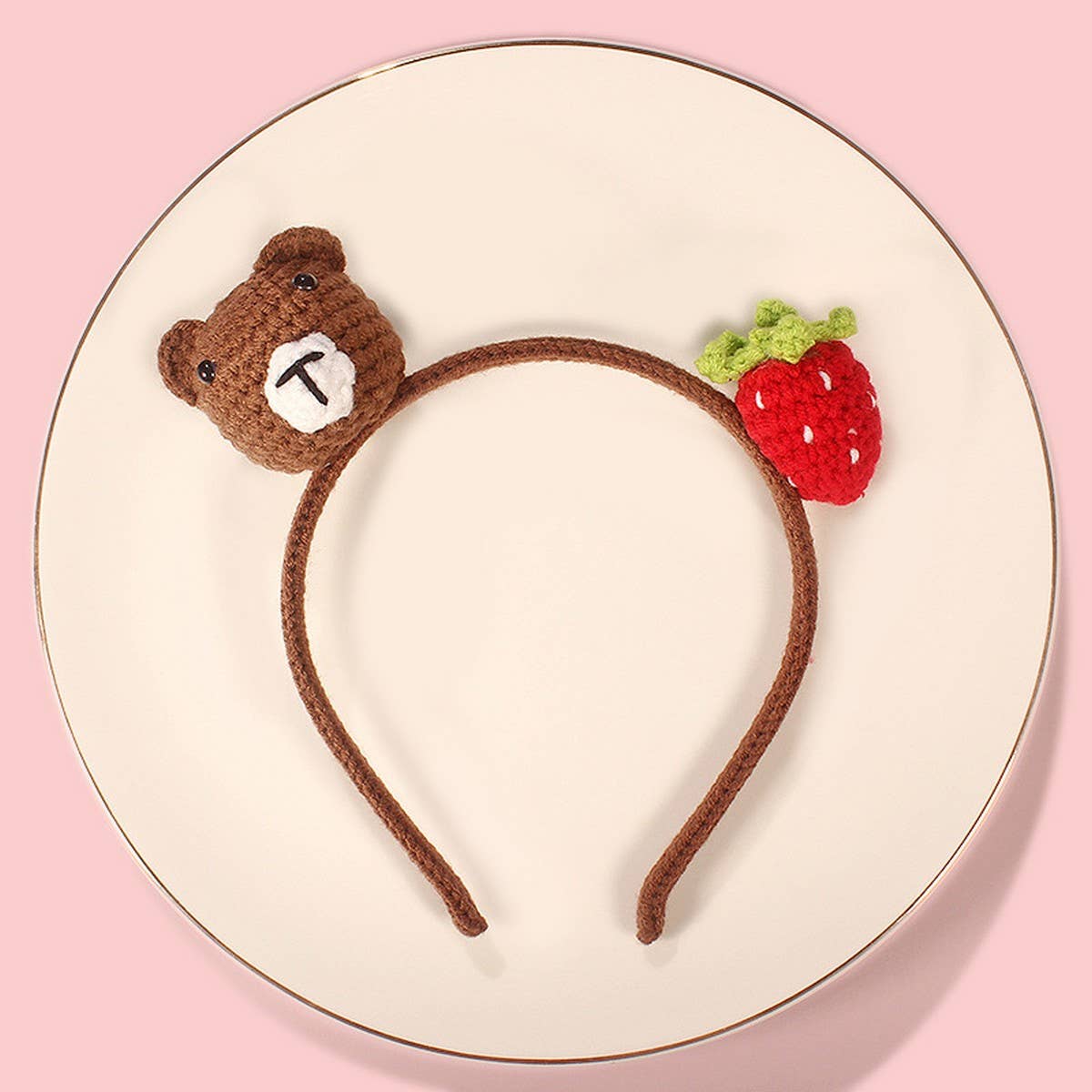 CUTE ANIMAL HAND-KNITTED CHILDREN'S HAIRBAND_CWAHA1321