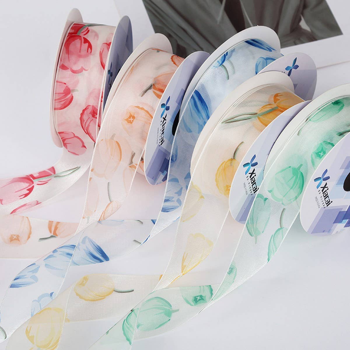 TULIP GIFT WRAPPING RIBBON RIBBON DIY RIBBON