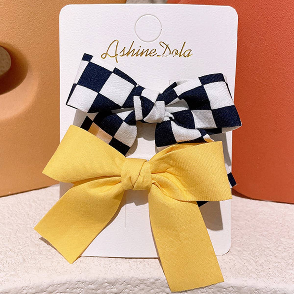 NEW SOLID COLOR CUTE BOW HAIR CLIP_CWAHA0764