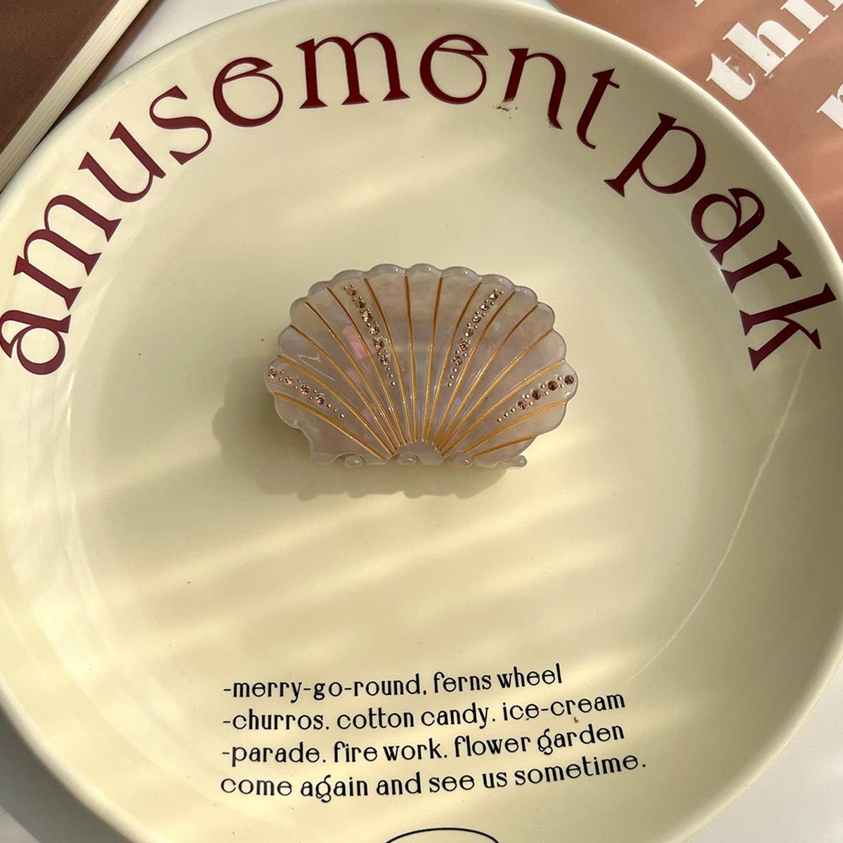 Shell Acetate Hair Claw - Ocean Chic Clip