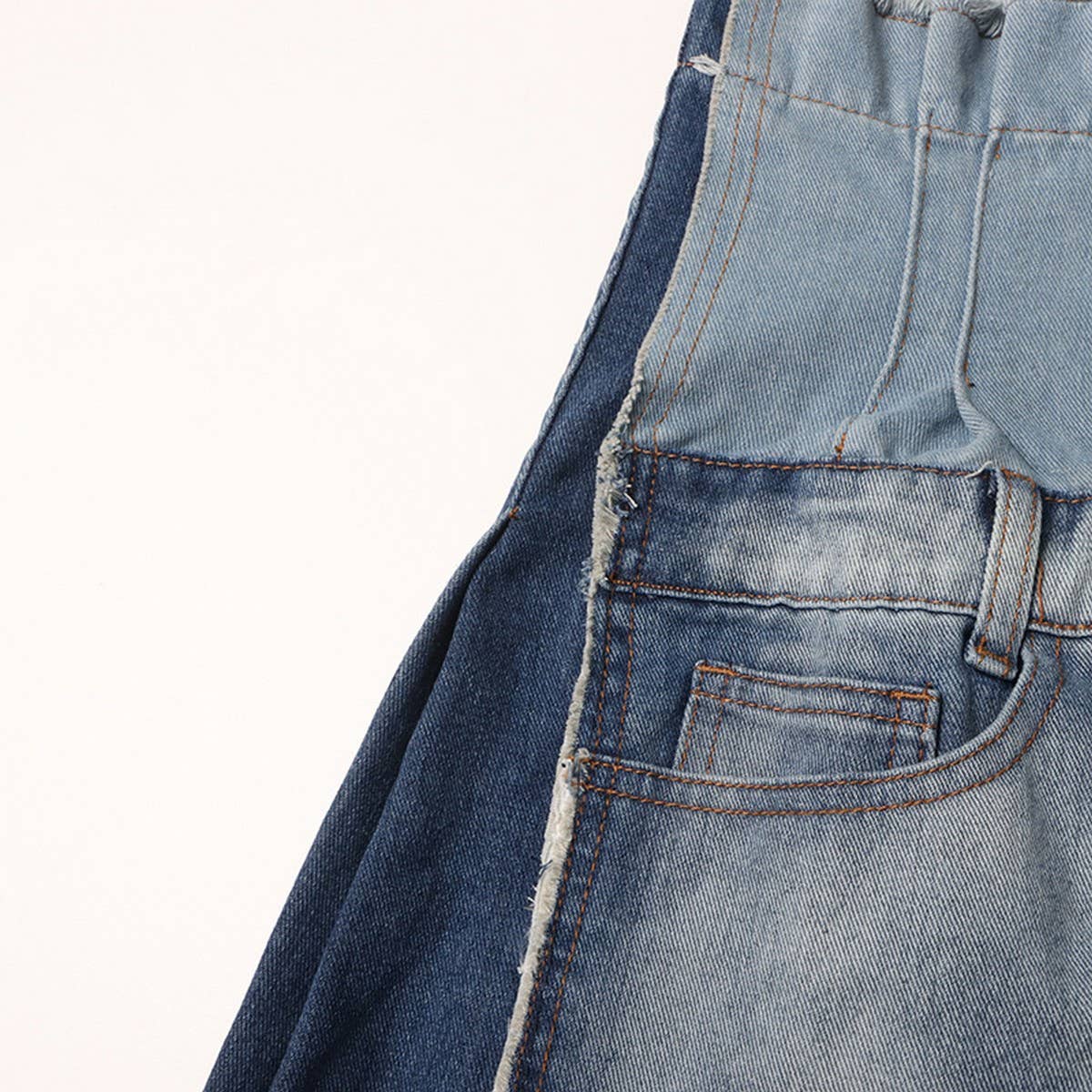 WOMENS HIGH WAISTED WIDE LEG LOOSE FITTING JEANS